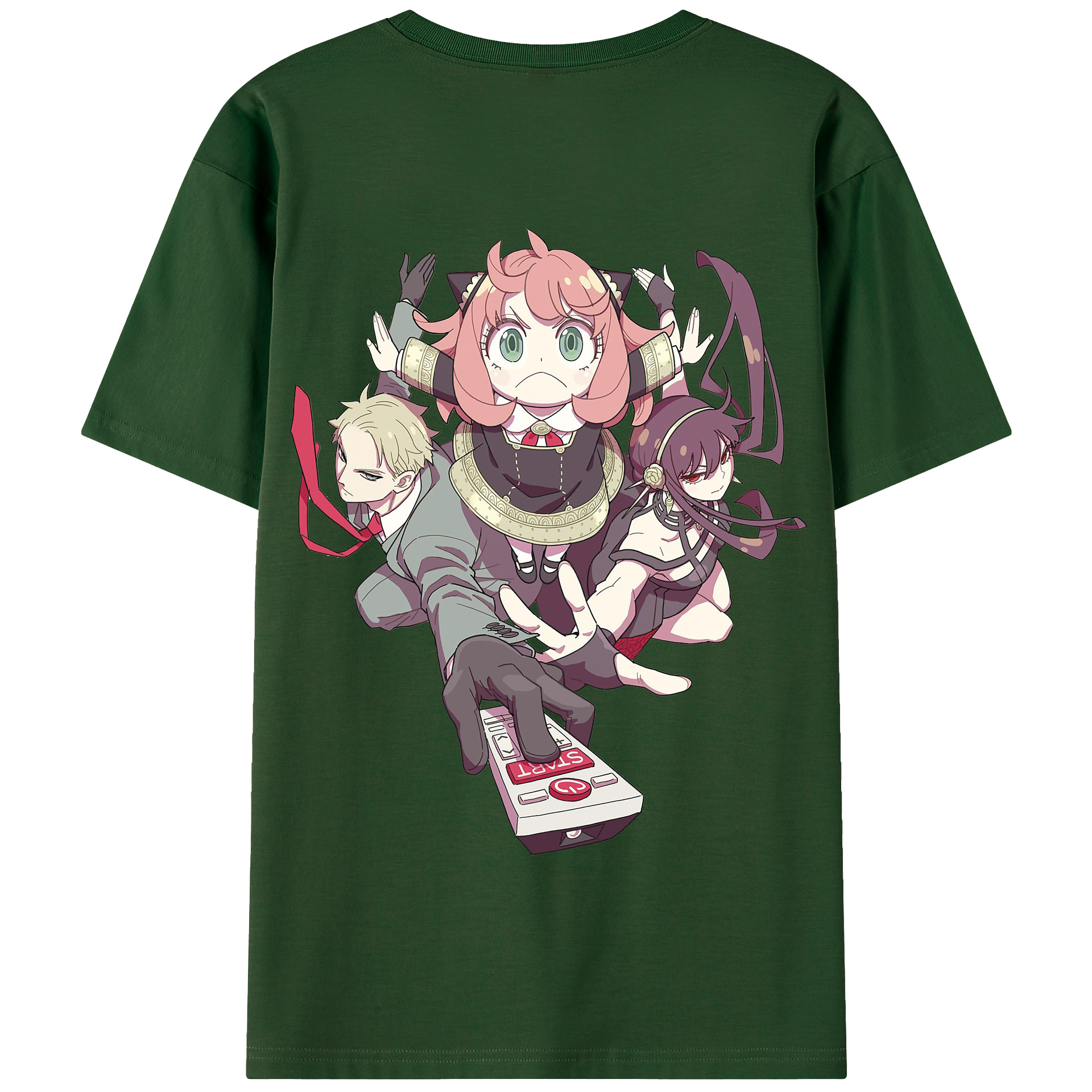 （画像用） SPY×FAMILY间谍家家酒 綿100％半袖Tシャツ（背面プリント）